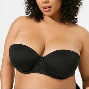 Torrid Strapless Push-Up Bra Size 44 DDD Bombshell Everyday